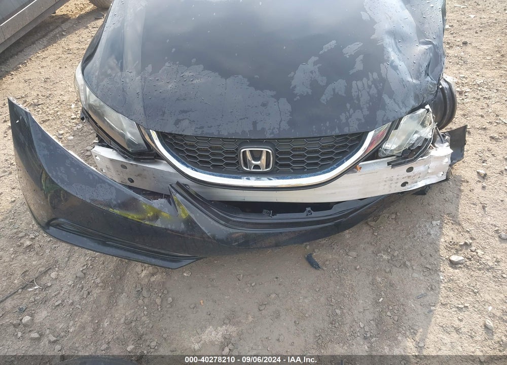 2013 HONDA CIVIC LX VIN: 19XFB2F55DE081660