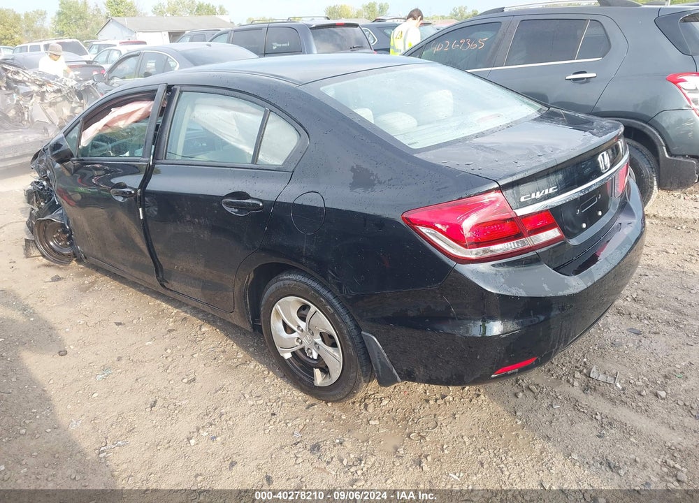 2013 HONDA CIVIC LX VIN: 19XFB2F55DE081660