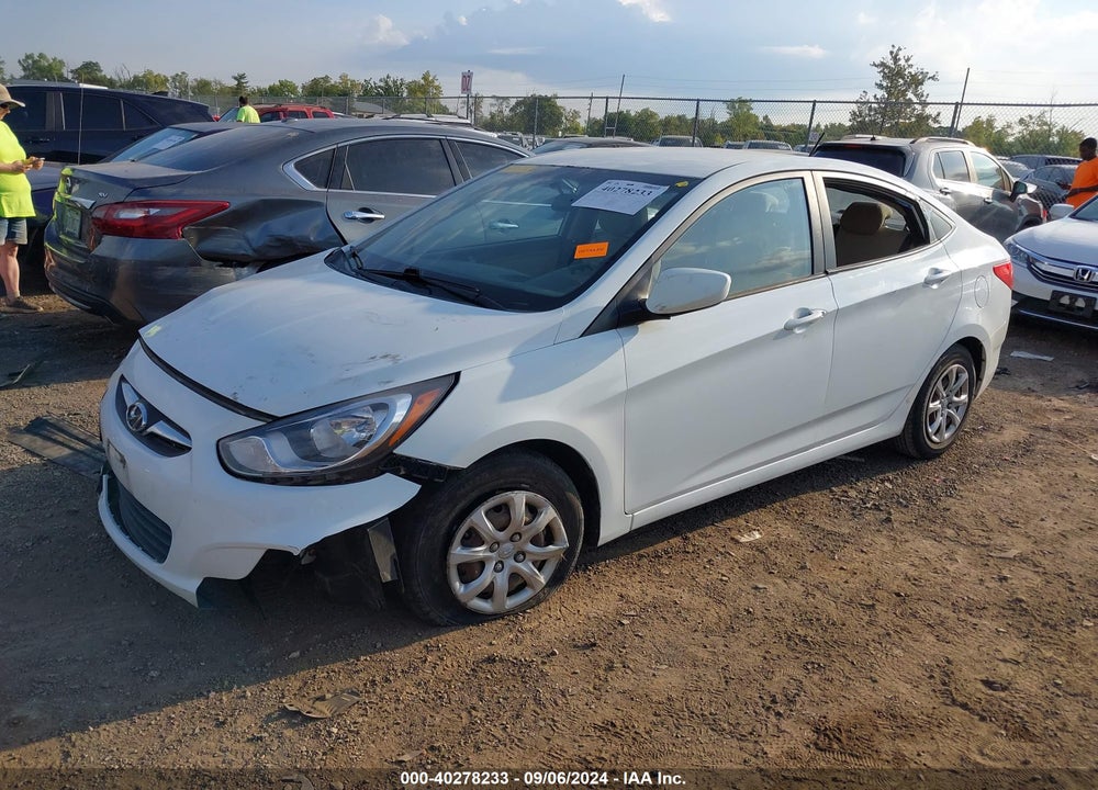 2014 HYUNDAI ACCENT GLS VIN: KMHCT4AE1EU682257