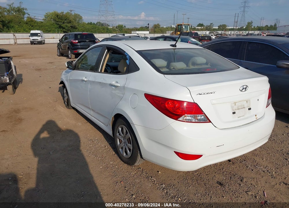 2014 HYUNDAI ACCENT GLS VIN: KMHCT4AE1EU682257