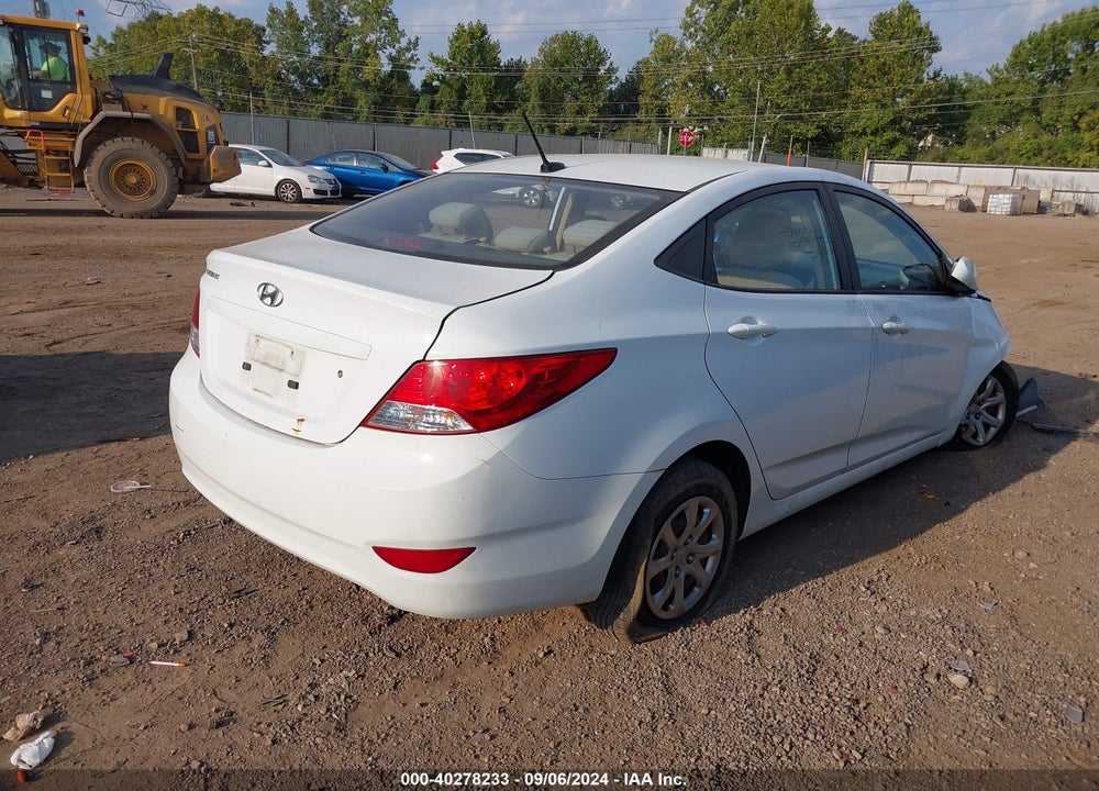 2014 HYUNDAI ACCENT GLS VIN: KMHCT4AE1EU682257