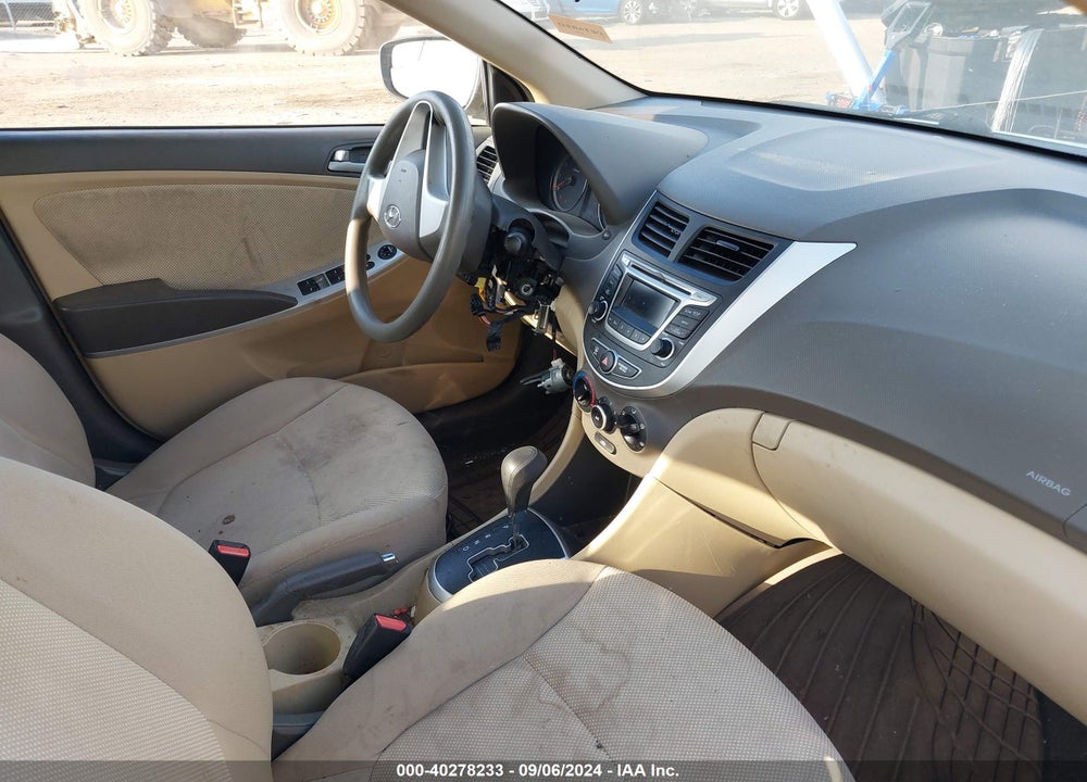 2014 HYUNDAI ACCENT GLS VIN: KMHCT4AE1EU682257