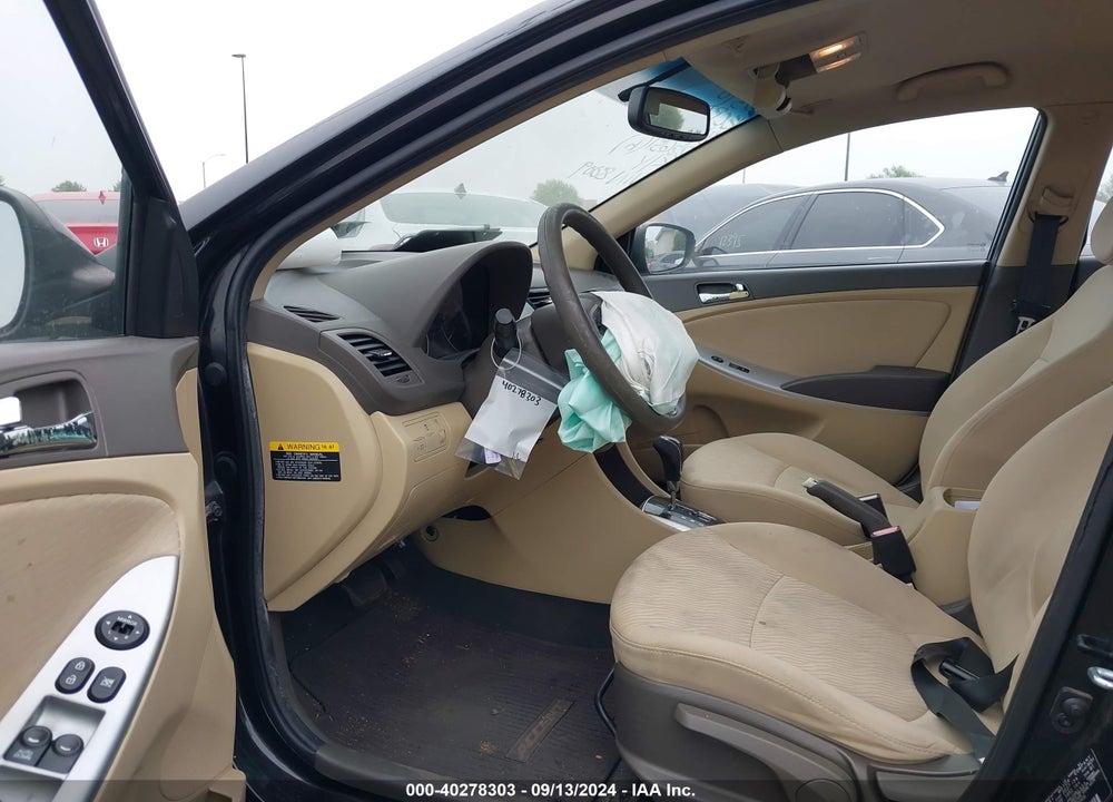 2013 HYUNDAI ACCENT GLS VIN: KMHCU4AE2DU378009