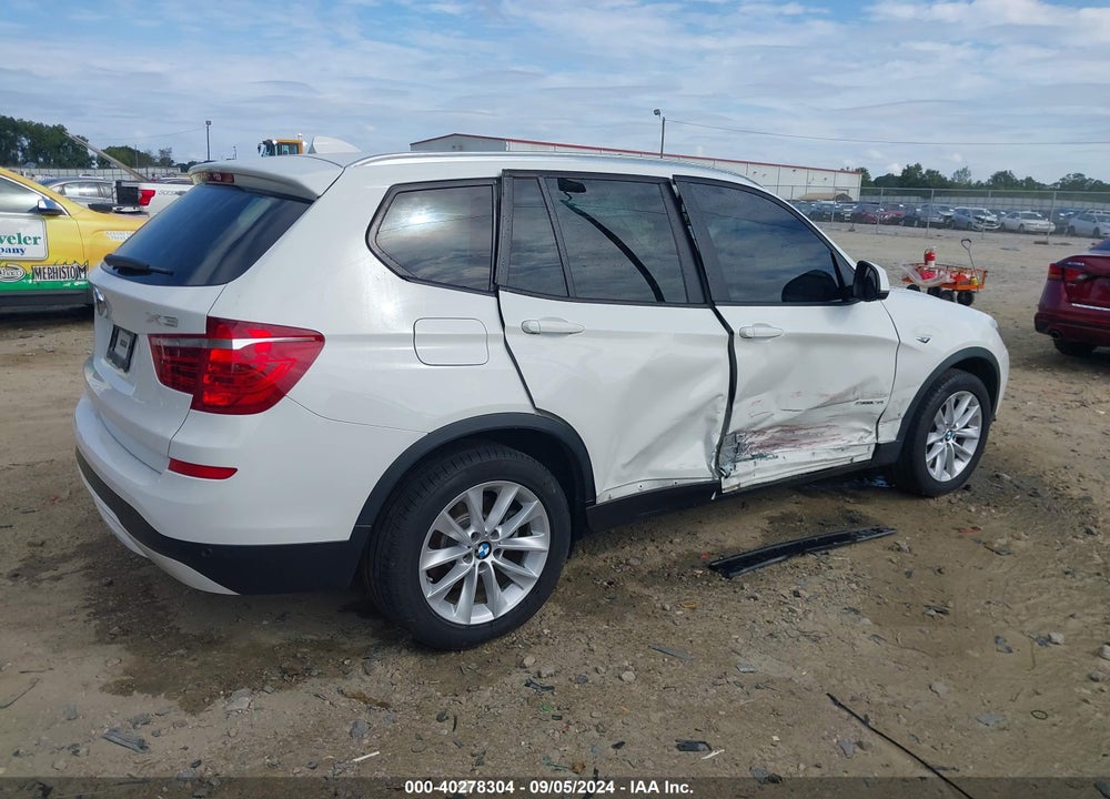 2017 BMW X3 SDRIVE28I VIN: 5UXWZ7C5XH0U46005