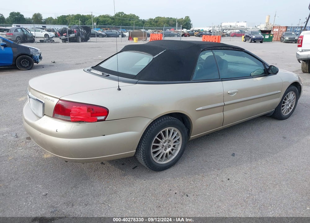 2005 CHRYSLER SEBRING TOURING VIN: 1C3EL55R95N591610