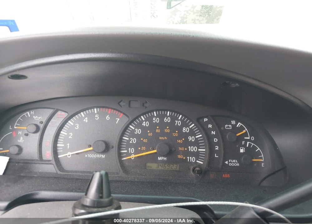 2003 TOYOTA TUNDRA SR5 V8 VIN: 5TBRT34183S412650