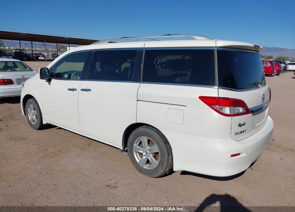 2015 NISSAN QUEST PLATINUM/S/SL/SV VIN: JN8AE2KP8F9131973