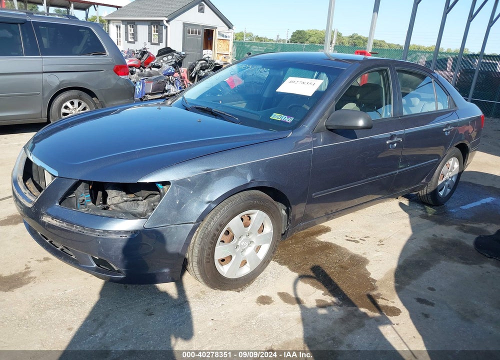 2009 HYUNDAI SONATA GLS VIN: 5NPET46C99H443270