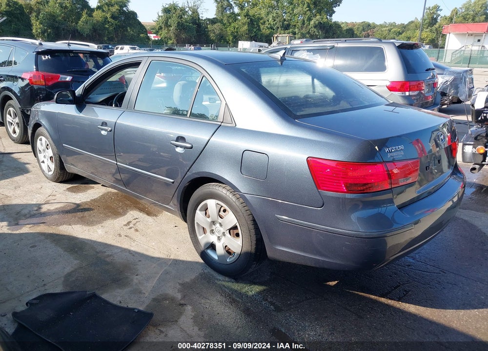 2009 HYUNDAI SONATA GLS VIN: 5NPET46C99H443270