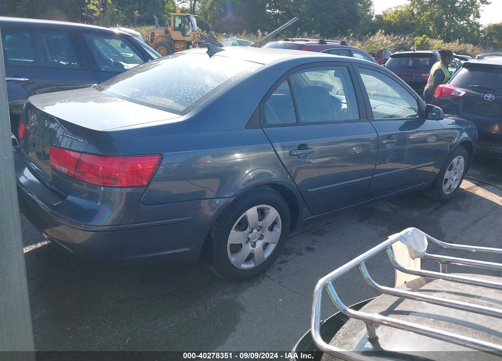 2009 HYUNDAI SONATA GLS VIN: 5NPET46C99H443270