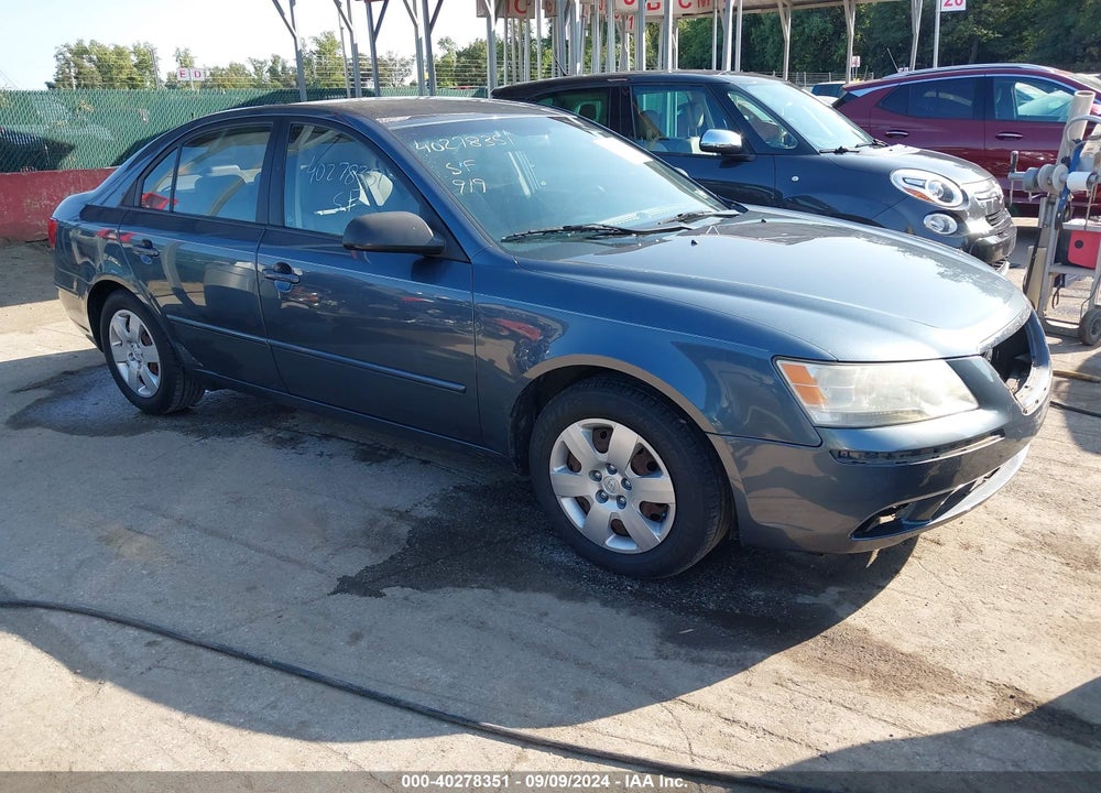 2009 HYUNDAI SONATA GLS VIN: 5NPET46C99H443270