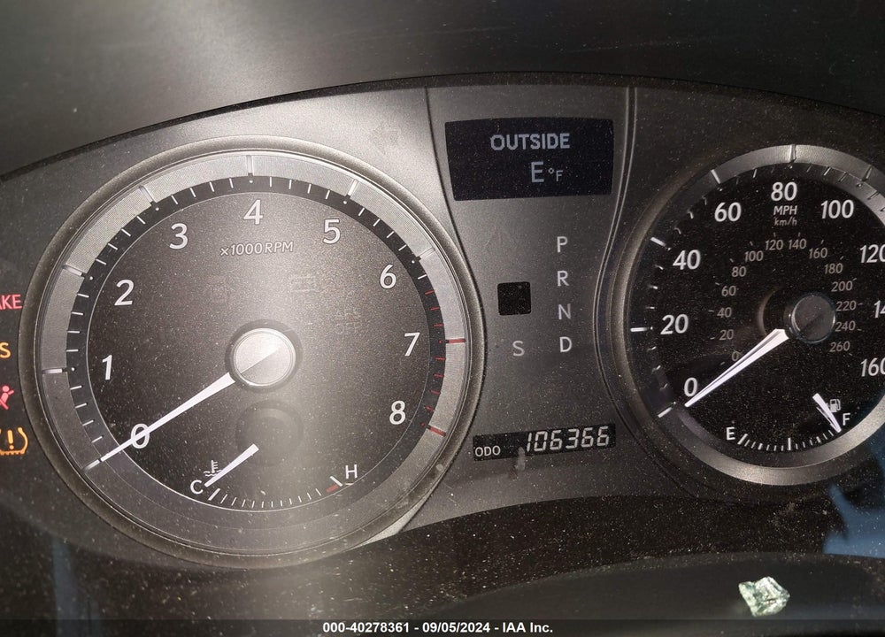 2007 LEXUS ES 350 VIN: JTHBJ46G772127455