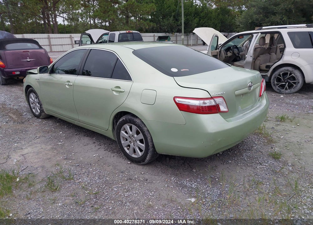 2007 TOYOTA CAMRY HYBRID VIN: 4T1BB46K27U012295