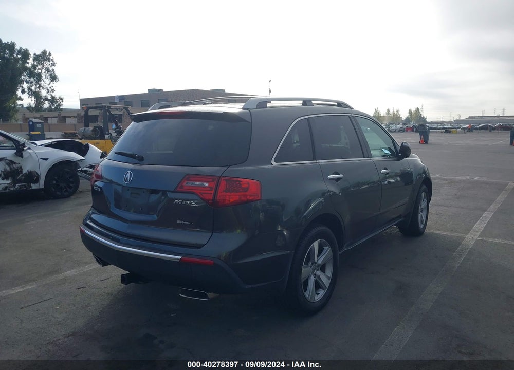 2011 ACURA MDX TECHNOLOGY PACKAGE VIN: 2HNYD2H62BH517529