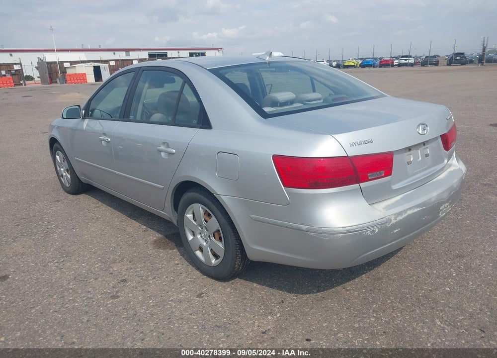 2009 HYUNDAI SONATA GLS VIN: 5NPET46C39H433737