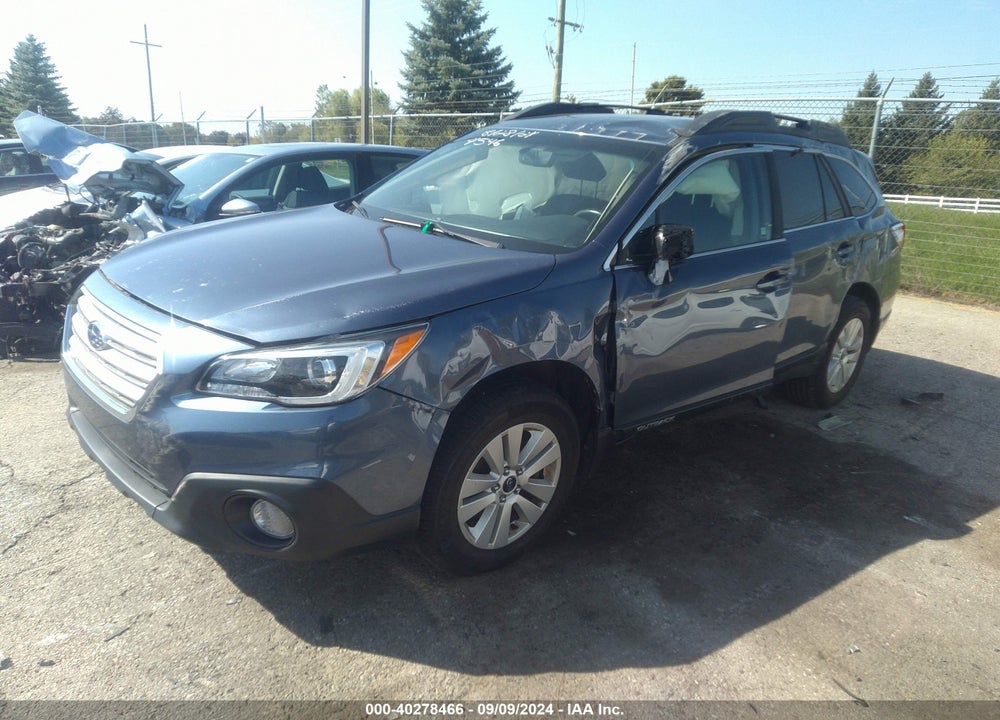 2017 SUBARU OUTBACK 2.5I PREMIUM VIN: 4S4BSACC0H3304546