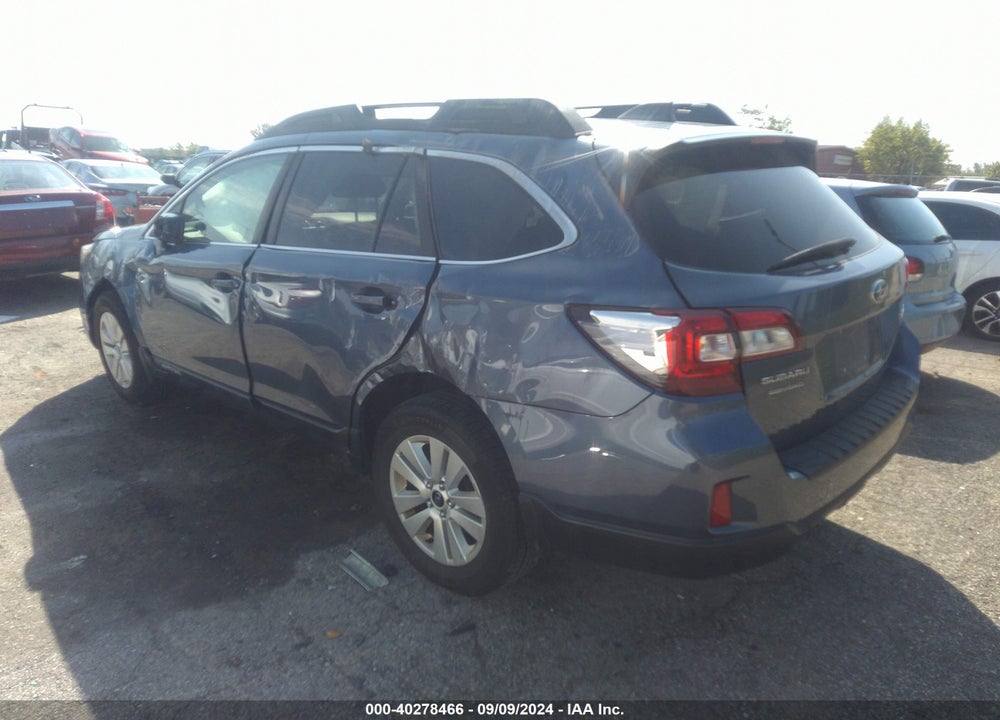 2017 SUBARU OUTBACK 2.5I PREMIUM VIN: 4S4BSACC0H3304546