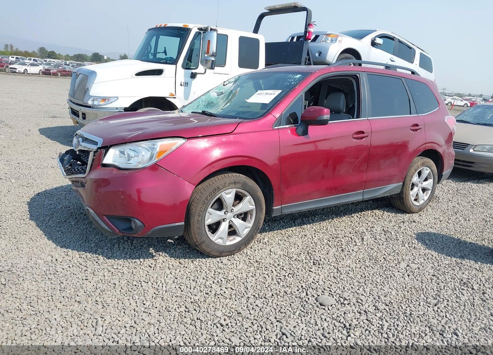 2014 SUBARU FORESTER 2.5I TOURING VIN: JF2SJAMC2EH450789