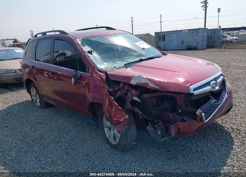2014 SUBARU FORESTER 2.5I TOURING VIN: JF2SJAMC2EH450789
