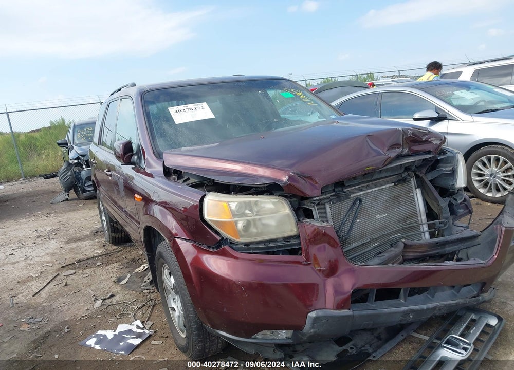 2008 HONDA PILOT SE VIN: 5FNYF18318B000091