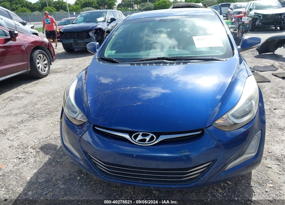 2015 HYUNDAI ELANTRA LIMITED VIN: 5NPDH4AE0FH563718