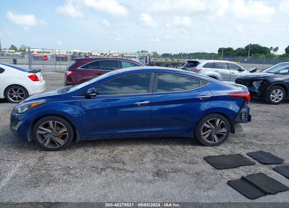 2015 HYUNDAI ELANTRA LIMITED VIN: 5NPDH4AE0FH563718