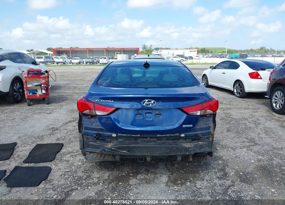 2015 HYUNDAI ELANTRA LIMITED VIN: 5NPDH4AE0FH563718