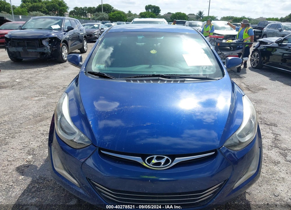 2015 HYUNDAI ELANTRA LIMITED VIN: 5NPDH4AE0FH563718