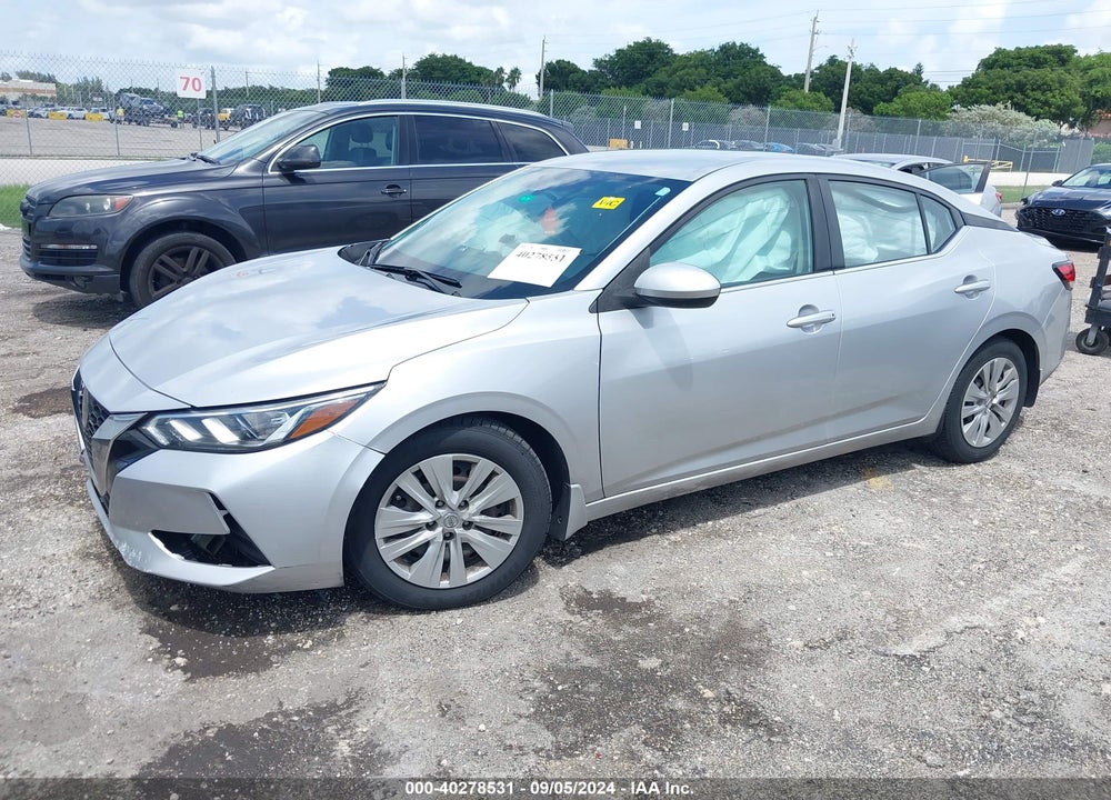 2021 NISSAN SENTRA S XTRONIC CVT VIN: 3N1AB8BV3MY239692