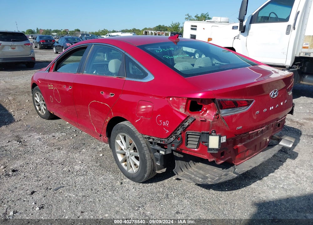 2019 HYUNDAI SONATA SE VIN: 5NPE24AFXKH807108