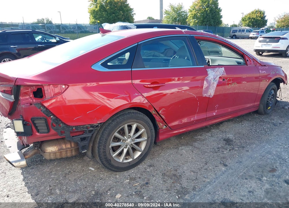 2019 HYUNDAI SONATA SE VIN: 5NPE24AFXKH807108