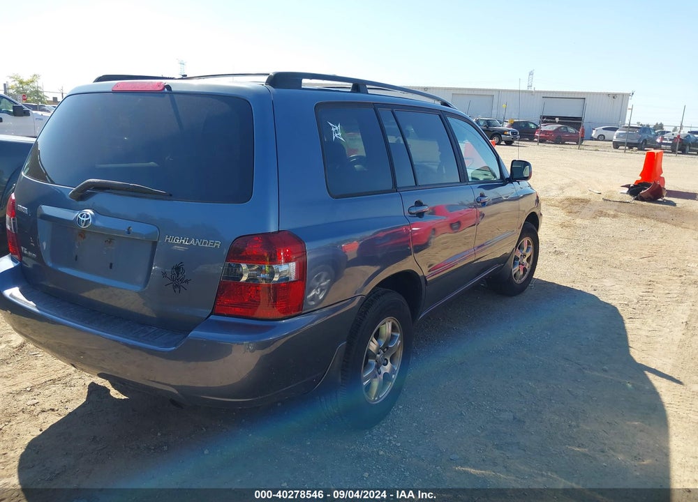 2005 TOYOTA HIGHLANDER V6 VIN: JTEEP21A750122765