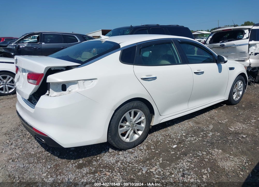 2016 KIA OPTIMA LX VIN: 5XXGT4L38GG038703