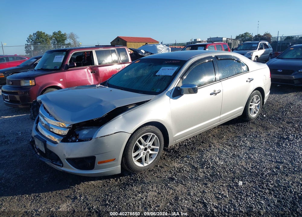 2010 FORD FUSION S VIN: 3FAHP0GAXAR430137