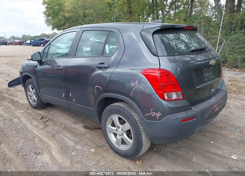 2016 CHEVROLET TRAX 1LS VIN: 3GNCJNSB4GL256734