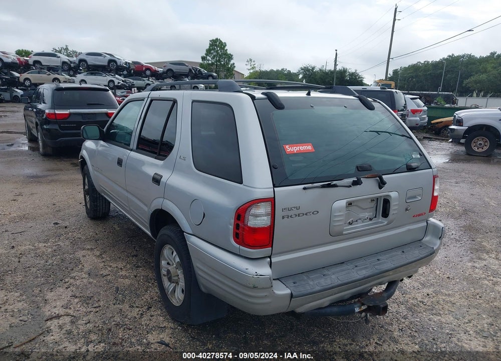 2001 ISUZU RODEO LS 3.2L/LS 3.2L V6/LSE 3.2L V6/S/S 3.2L V6 VIN: 4S2DM58W614312706