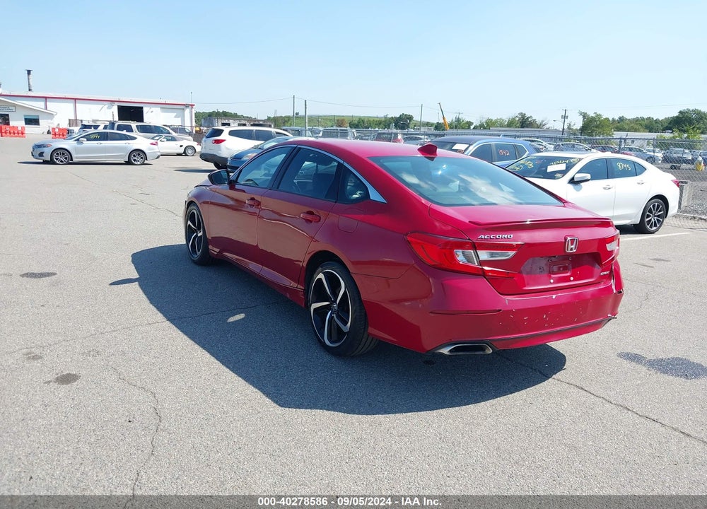 2018 HONDA ACCORD SPORT VIN: 1HGCV1F30JA044938
