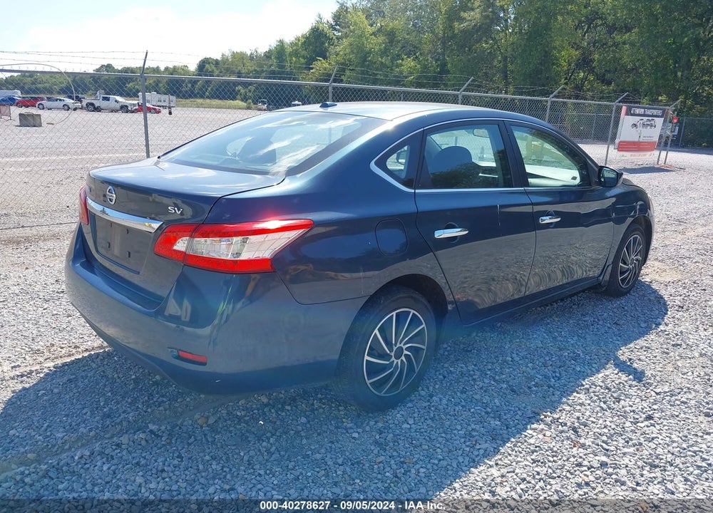 2015 NISSAN SENTRA SV VIN: 3N1AB7AP9FY258506