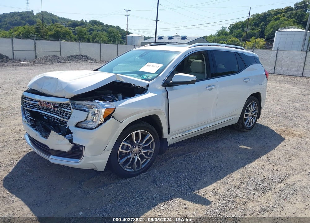 2022 GMC TERRAIN AWD DENALI VIN: 3GKALXEV1NL236227