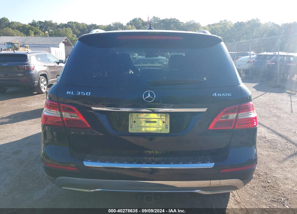 2013 MERCEDES-BENZ ML 350 4MATIC VIN: 4JGDA5HB6DA266720