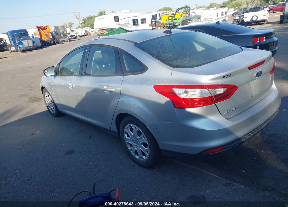 2012 FORD FOCUS SE VIN: 1FAHP3F22CL108735