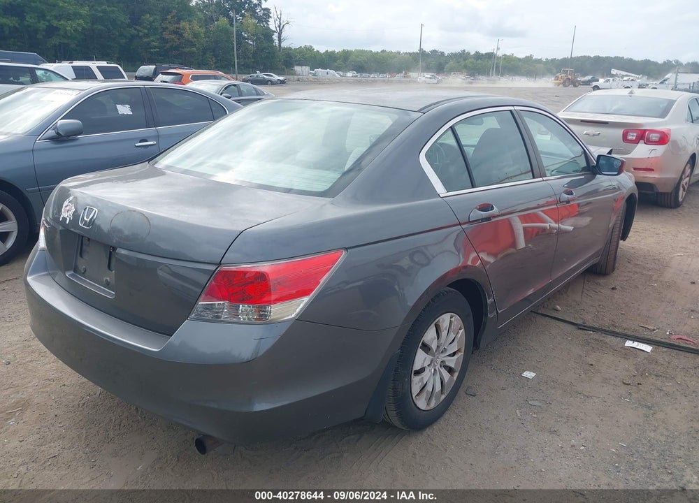 2009 HONDA ACCORD 2.4 LX VIN: 1HGCP26399A195336