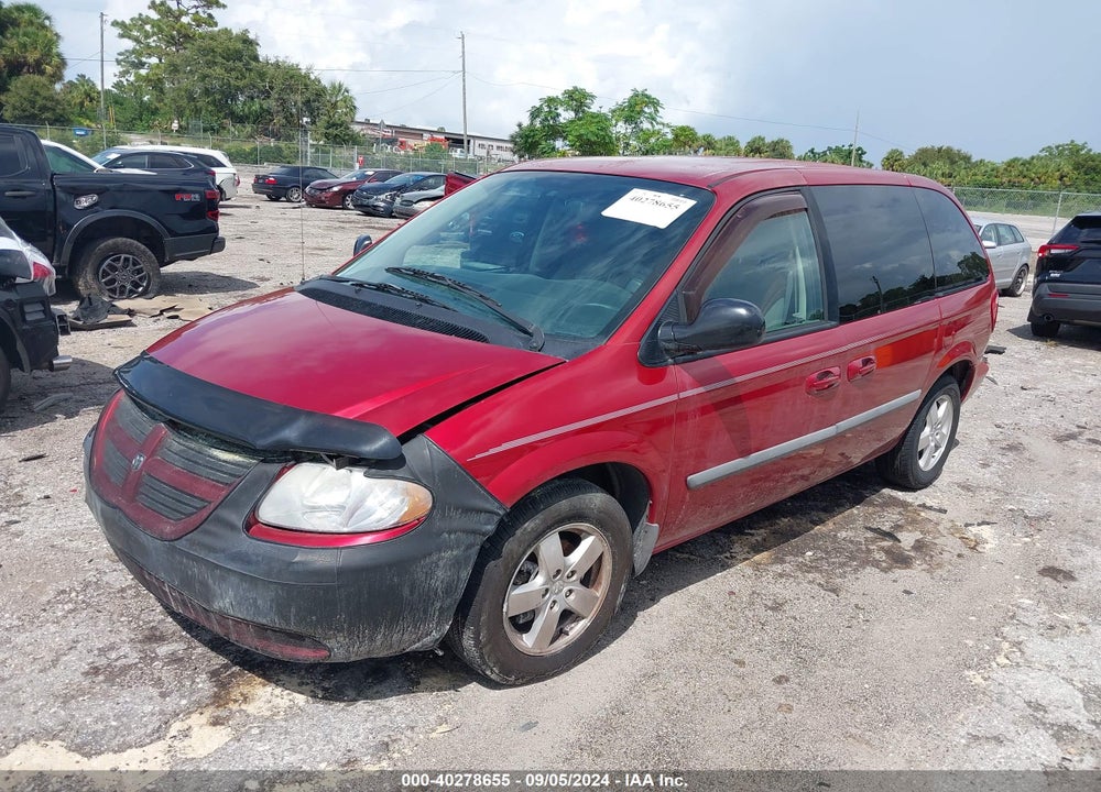 2007 DODGE CARAVAN SXT VIN: 1D4GP45R77B149807