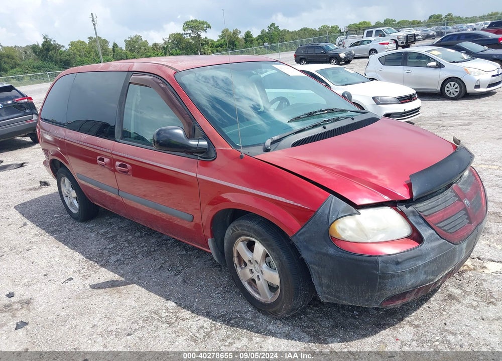 2007 DODGE CARAVAN SXT VIN: 1D4GP45R77B149807