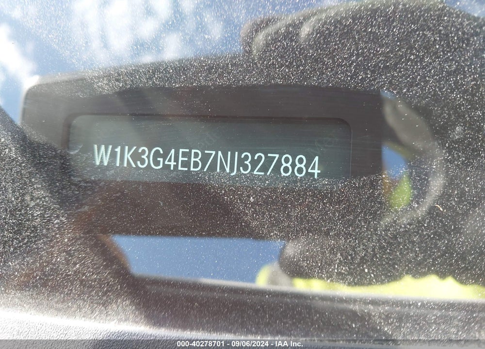 2022 MERCEDES-BENZ A 220 VIN: W1K3G4EB7NJ327884