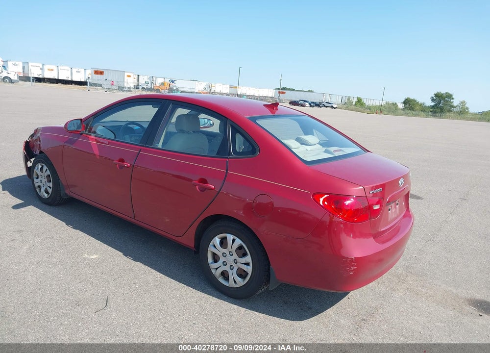 2009 HYUNDAI ELANTRA GLS VIN: KMHDU46D39U811509