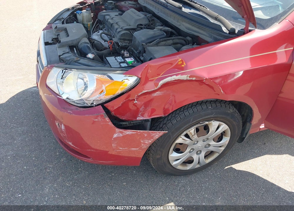 2009 HYUNDAI ELANTRA GLS VIN: KMHDU46D39U811509