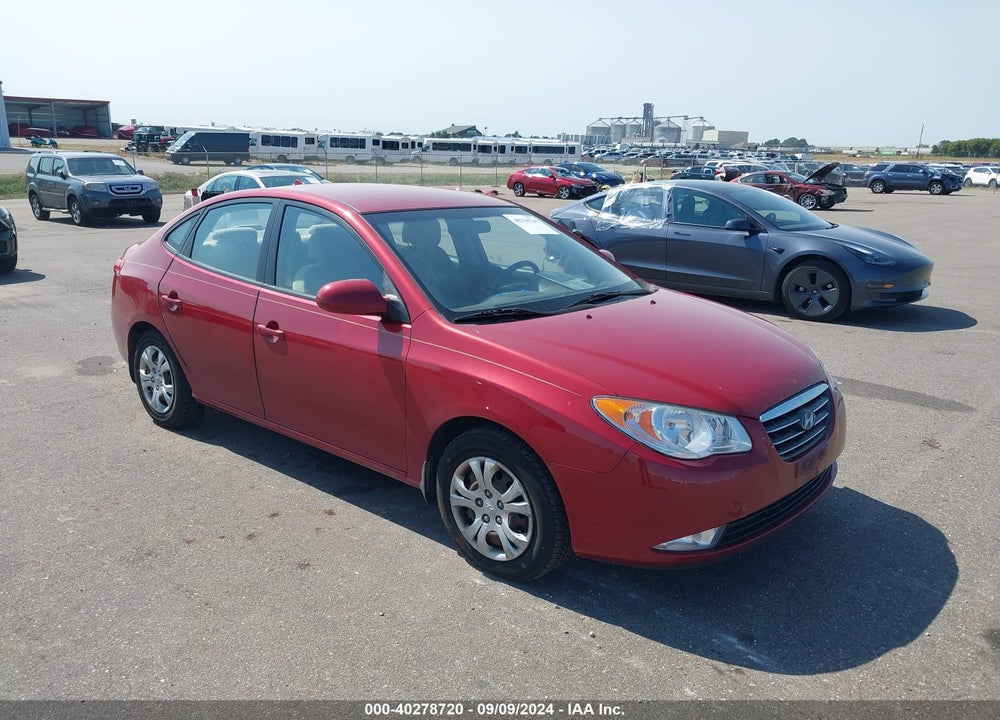 2009 HYUNDAI ELANTRA GLS VIN: KMHDU46D39U811509