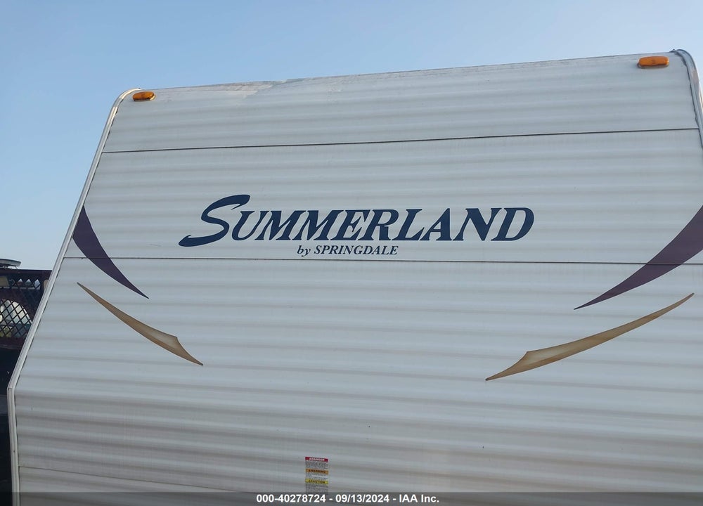 2012 SPRINGDALE TRAILER VIN: 4YDT30325C3150431