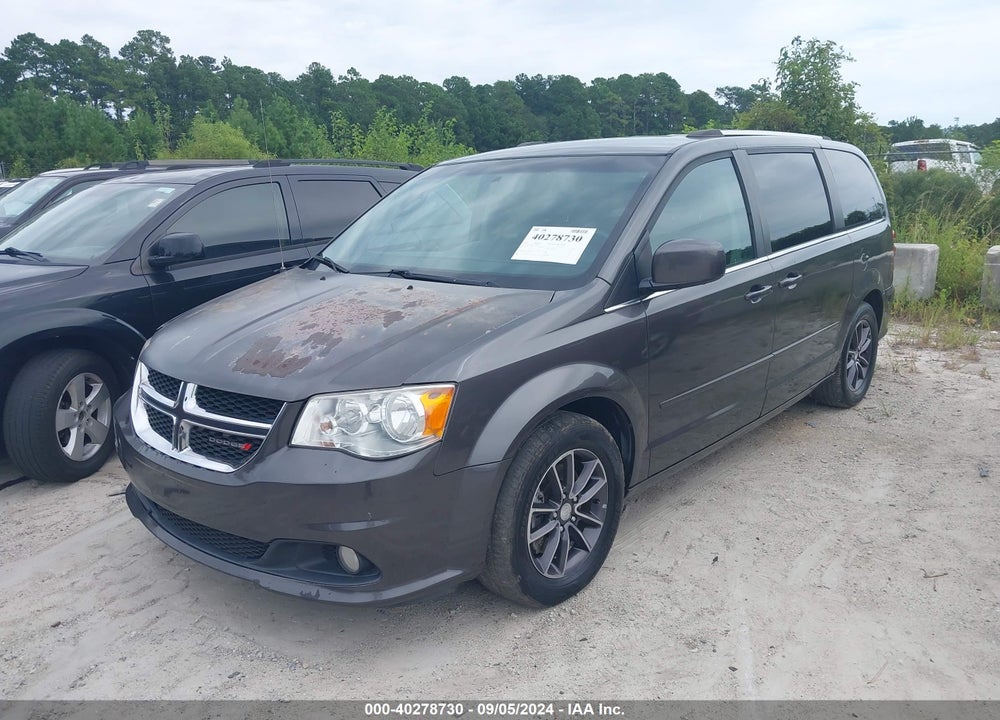 2017 DODGE GRAND CARAVAN SXT VIN: 2C4RDGCG7HR604739